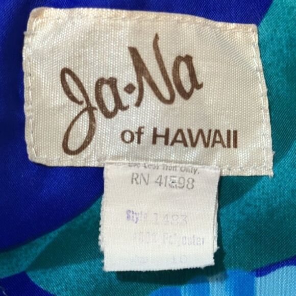 Vintage Ja-na of Hawaii women’s floral maxi dress with pocket size 10 - Picture 9 of 12